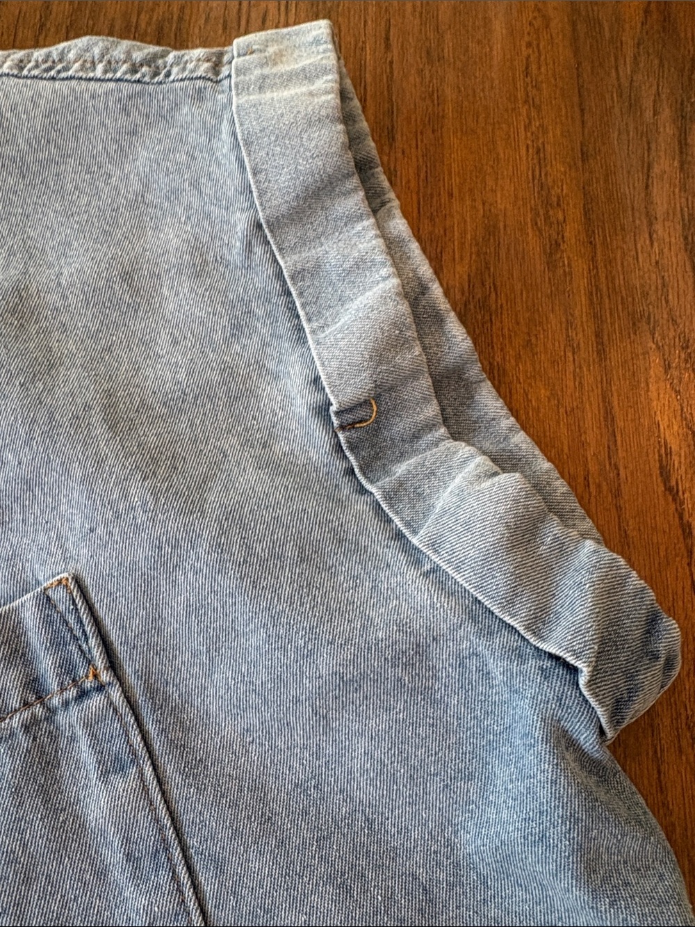 Umgee Light Blue Denim Shirt - Picture 4 of 5